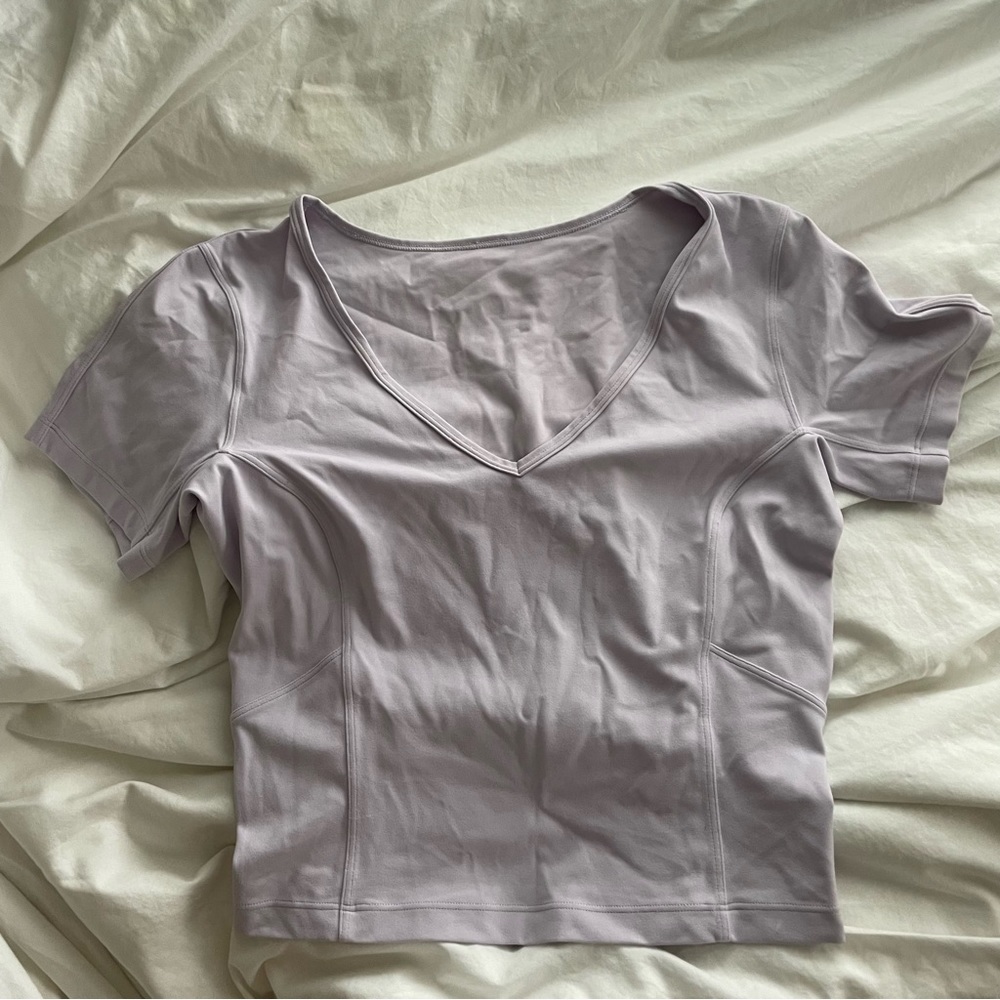 Lululemon Align Tee nulu Lavender size 6